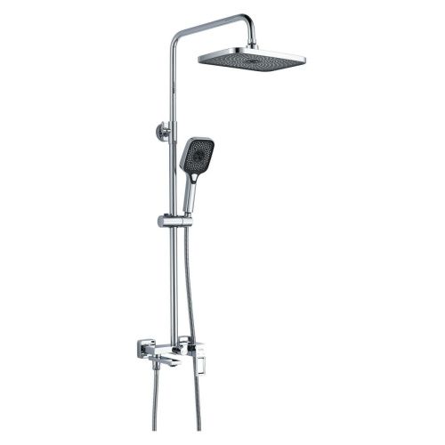 Душевая стойка Raffine F3696 настенная цвет хром - фото 2