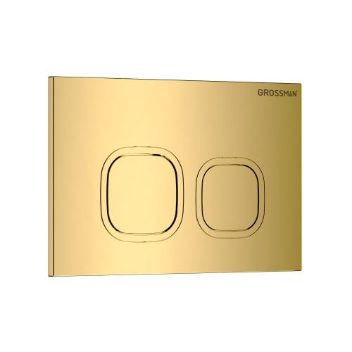 Клавиша смыва механическая Grossman Cosmo 700.K31.02.300.300 цвет золото - фото 2