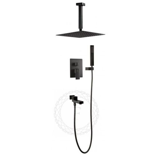 Душевая система Filarete FL1042BG встраиваемая в стену цвет серый - фото 2