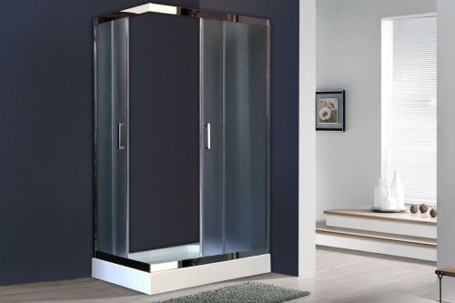 Душевой уголок Royal Bath HPD RB9120HPD-C-CH 120х90 стекло рифленое профиль хром без поддона - фото 4