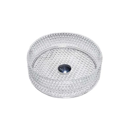 Раковина стеклянная Vincea VBS-5GL01 40х40 накладная цвет прозрачный без отверстий под смеситель - фото 2