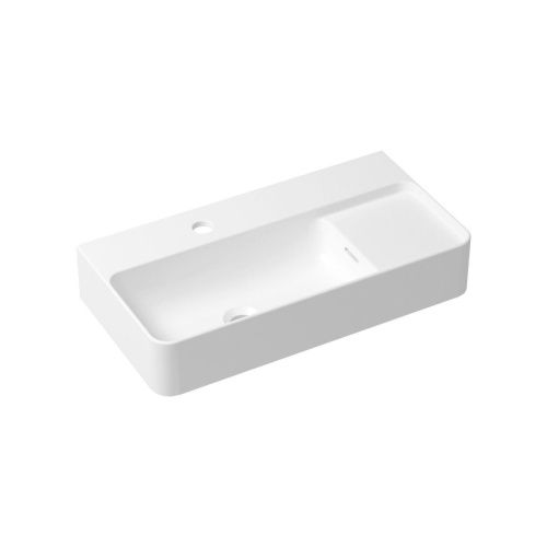 Раковина из сантехнического фарфора Lavinia Boho Bathroom Sink Slim 33311011 60х30 накладная цвет белый 1 отверстие под смеситель - фото 3