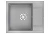 Кухонная мойка Granula 6002, АЛЮМИНИУМ 60х50 цвет серый поверхность матовая