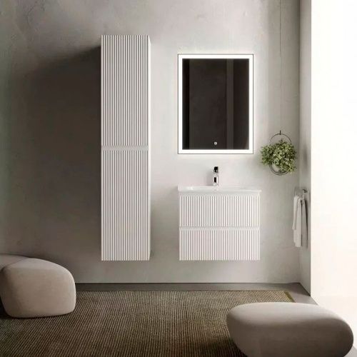 Тумба под раковину Sancos SNOB R SNR60W 60х40 подвесная цвет белый - фото 5