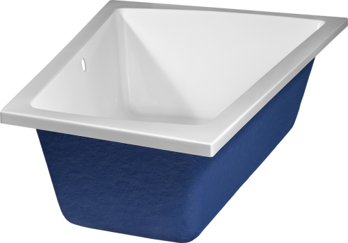 Ванна акриловая C-Bath CBA00502L 170х70 пристенная асимметричная - фото 4