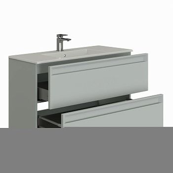 Тумба под раковину Allen Brau Eclipse 2.0 1.E1003.PWM 2.0 100х50 подвесная цвет серый