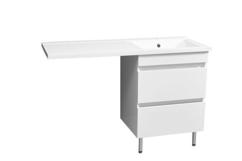 Тумба под раковину Stella Polar Мадлен SP-00000475 70х50 напольная цвет белый - фото 5