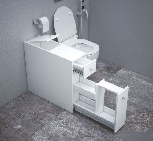 Комод Corozo Энри SD-00000608 23х66х70 напольный цвет белый - фото 4