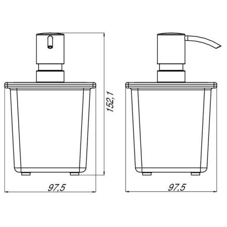 Диспенсер Emco Liaison 1821 001 06