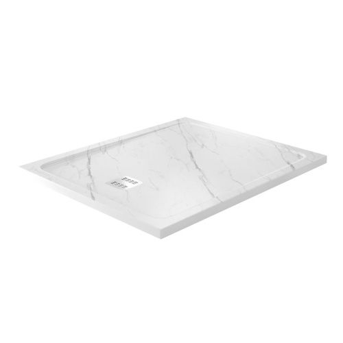 Душевой поддон из искусственного камня Wasserkraft Rhin 44T 44T10 120х100 белый - фото 2