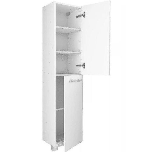 Шкаф-пенал 1MarKa Соната У27984 40х200 напольный цвет белый - фото 2