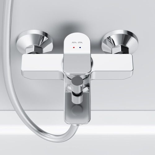 Смеситель для ванны и душа Am.Pm X-Joy F85A10000 настенный хром - фото 5