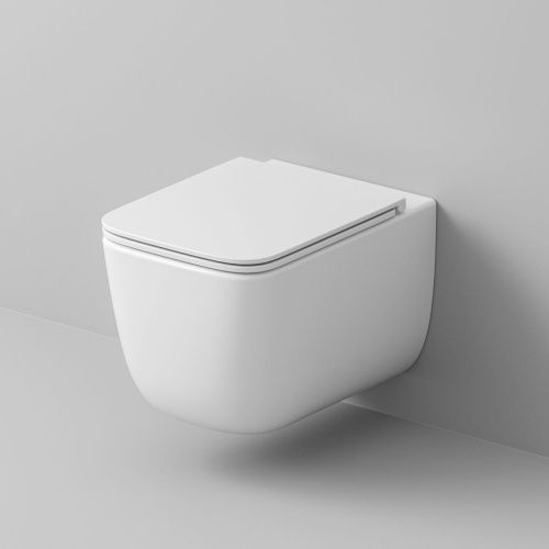 Унитаз подвесной Grossman Торнадо GR-4409SQ белый с сиденьем микролифт безободковый смыв торнадо - фото 5