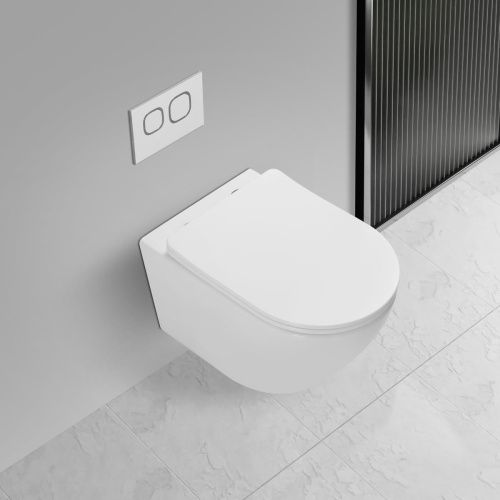 Унитаз подвесной Vincea Globo VT1-14T белый с сиденьем микролифт безободковый смыв торнадо - фото 2