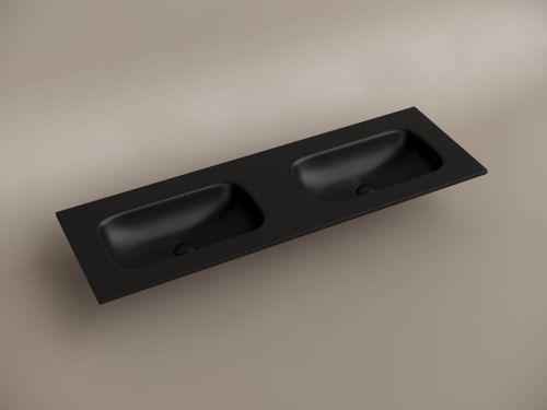 Раковина из сантехнического фарфора Ceramica Nova GRACE CN7022MBwx 140х50 накладная цвет черный - фото 2