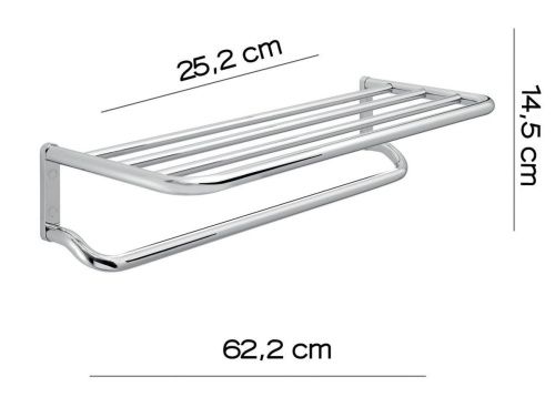 Полка в ванную комнату Gedy Canarie A235(13) - фото 2