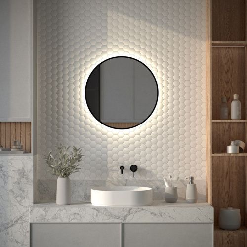 Зеркало с подсветкой Defesto AURA DF 2983 60х60 подвесное - фото 3