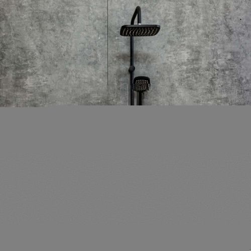 Душевая стойка Orange O-Shower OW04b настенная цвет черный - фото 3