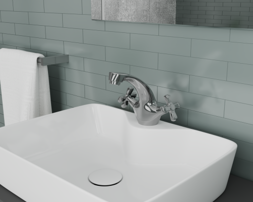 Смеситель Rush Bianki BI7650-11 на раковину хром - фото 3