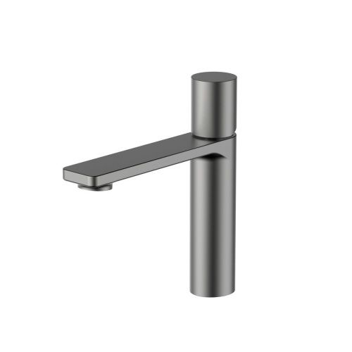 Смеситель Vincea Vogue VBF-4V3GM на раковину вороненая сталь - фото 2