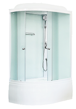 Душевая кабина Royal Bath BK RB8120BK5-WC-R 120х80 асимметричная с крышей ориентация правая