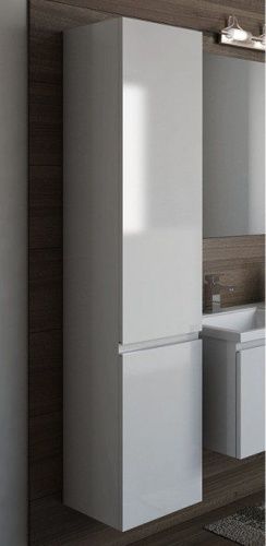 Шкаф-пенал Эстет Dallas Luxe ФР-00001948 40х170 подвесной цвет белый - фото 2