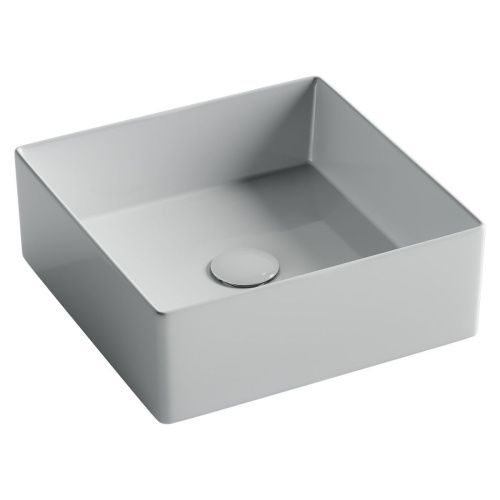 Раковина из сантехнического фарфора Ceramica Nova ELEMENT CN6068 40х40 накладная цвет белый без отверстий под смеситель - фото 2