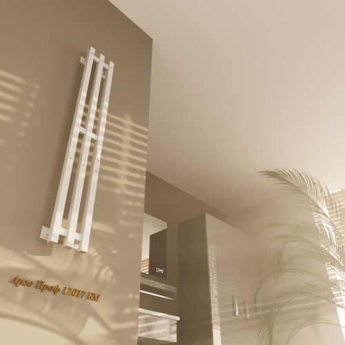 Полотенцесушитель электрический Altasan АргоПроф АргоПроф12017БМ 15х120 белый - фото 4