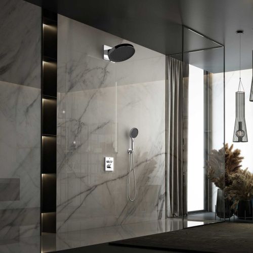 Душевая система Vincea Inspire VSFW-3I21MT3CH встраиваемая в стену цвет хром с термостатом - фото 2