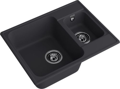 Кухонная мойка Granfest Quarz 09 черный 60х50 цвет черный поверхность матовая - фото 2