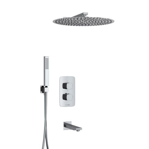 Душевая система Wasserkraft A178644 Thermo встраиваемая в стену цвет хром с термостатом - фото 3