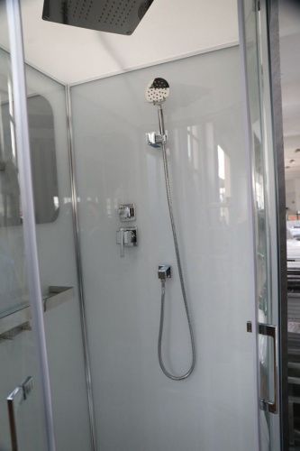 Душевая кабина Cerutti SPA VIVA91 90х90 четверть круга с крышей ориентация универсальная - фото 3