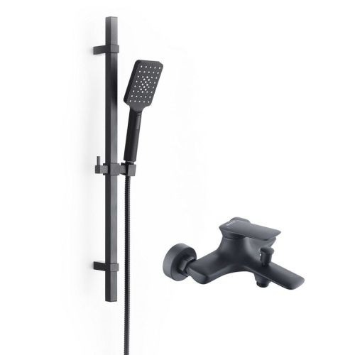 Душевая стойка Bond Cube B03-5288 настенная цвет черный