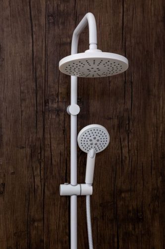 Душевая стойка Orange O-Shower OW02w настенная цвет белый - фото 3