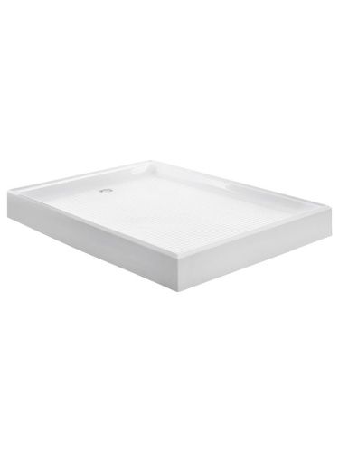 Душевой поддон акриловый Wemor 10000001902 100х80 белый с каркасом - фото 5