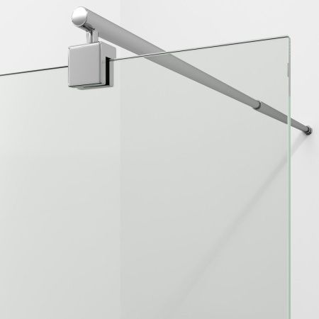 Душевая перегородка Wasserkraft Rur 30W 30W40 120х200 стекло прозрачное профиль хром
