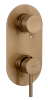 Смеситель для душа Remer X Style X92KBVO встраиваемый в стену бронза