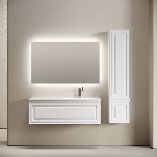 Тумба под раковину Sancos Very VR120RW 120х40 подвесная цвет белый - фото 3