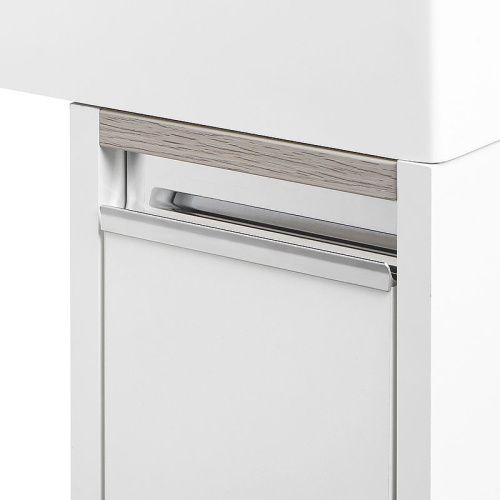 Тумба под раковину Aquaton Лондри 1A236101LH010 20х50 подвесная цвет белый - фото 2