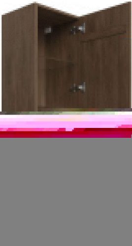 Шкаф-пенал Allen Brau Glority 1.35008.NW 40х150 подвесной цвет коричневый - фото 2