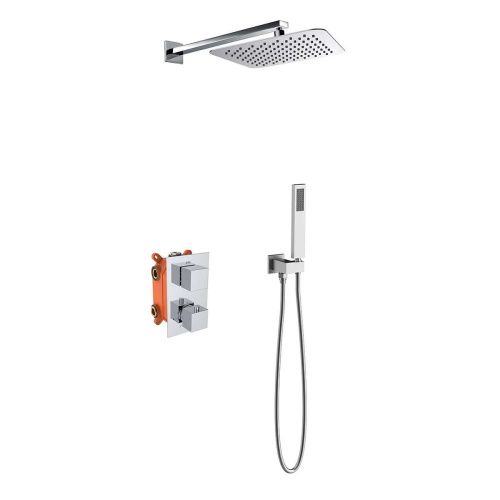 Душевая система Vincea VSFW-102TCH встраиваемая в стену цвет хром с термостатом - фото 4