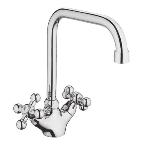 Смеситель для кухни Cron CN4019 на мойку хром - фото 2