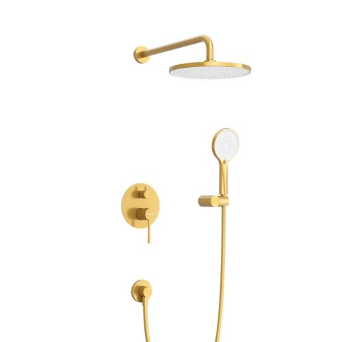 Душевая система Cezares RELAX RELAX-DSET-BORO встраиваемая в стену цвет золото - фото 2