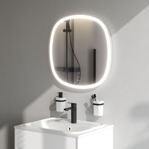 Зеркало с подсветкой Am.Pm Func M8FMOX0601WGS 60х60 подвесное - фото 4