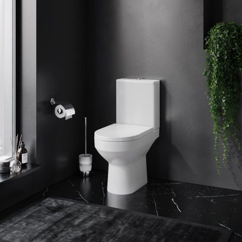 Унитаз напольный с бачком Am.Pm Spirit V2.0 C708600SC белый с сиденьем микролифт душевой смыв