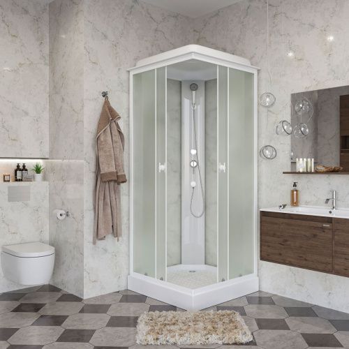 Душевая кабина Niagara Promo P90/13Q/MT 90х90 квадратная с крышей ориентация универсальная - фото 3