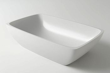 Раковина из искусственного камня Holbi TITAN 1.02.010.11.1 60х40 накладная цвет белый