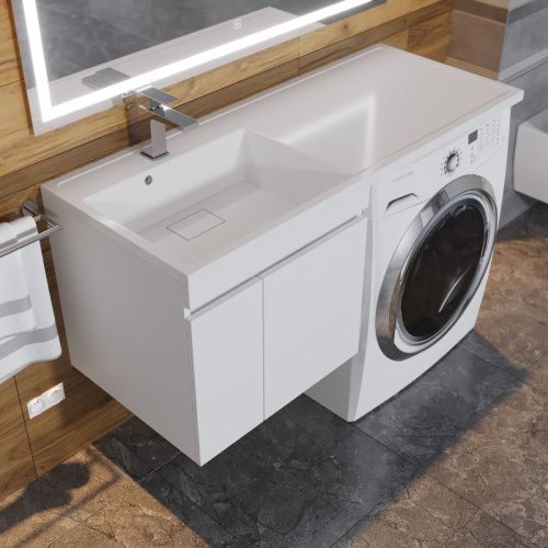 Тумба с раковиной Uperwood Magenta 51930205150 120х50 цвет белый - фото 2