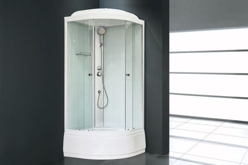 Душевая кабина Royal Bath CK RB90CK5-WT 90х90 четверть круга с крышей ориентация универсальная - фото 2
