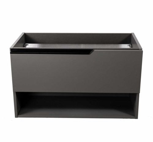 Тумба под раковину Visobath Eleven 85607/Ceniza 100х50 подвесная цвет серый - фото 3